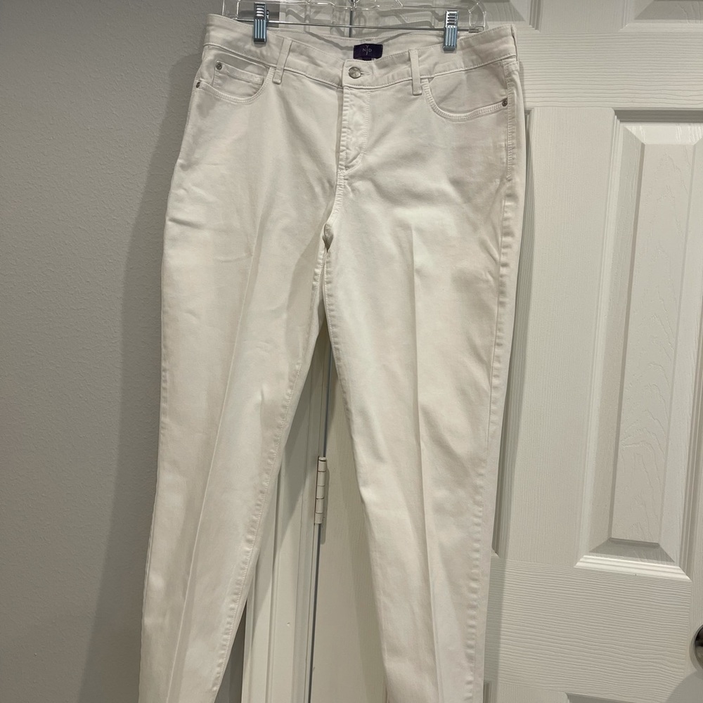 White NYDJ jeans size 12